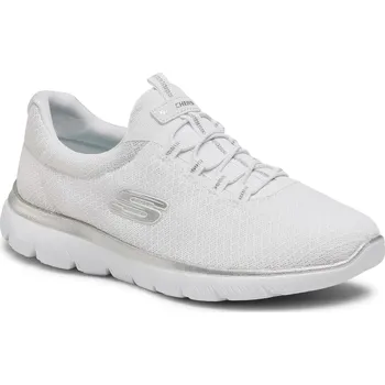 SKECHERS Summits bílé/stříbrné 38