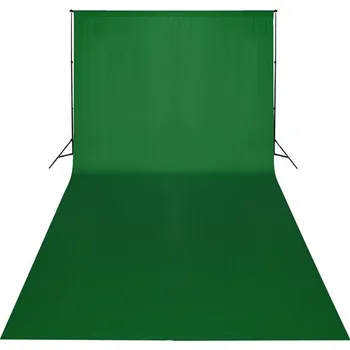 Fotopozadí Fotografické pozadí green screen samet 1,8x2,8m zelené (PZZ18X)