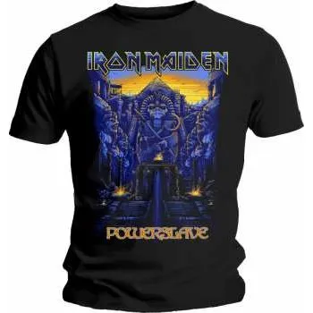 Pánské tričko Merch Iron Maiden: Tričko Dark Ink Powerslaves M 2020
