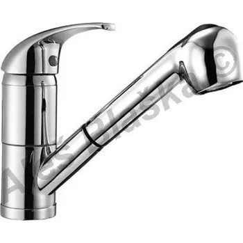 Vodovodní baterie UNIVERSAL GU 4940 vodovodní baterie páková stojánková dřezová s výsuvnou sprchou (vytahovací sprškou) - CHROM GU4940