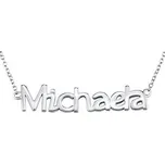 Stříbrný řetízek se jménem Michaela JJJ1859-MICH