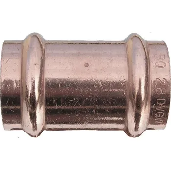 Fitinka EFFEBI - Itálie | CU měděný nátrubek (hrdlo) FxF , lisovací, PRESS, na měď trubky - 22mm CP.9270