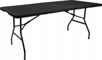 Zahradní stůl Malatec 12280 180 x 74 cm černý