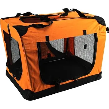 klec pro psa Klec pro psa, přepravní klec, látková přepravka, L oranž (BX2-L)