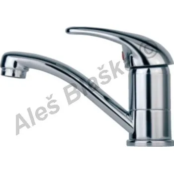 Vodovodní baterie GUGLIELMI - Itálie | GEOS GS 5901 páková stojánková umyvadlová s otočným ramínkem (vodovodní baterie) - CHROM GS5901