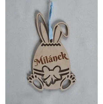 Velikonoční dekorace Velikonoční ušaté vajíčko se jménem