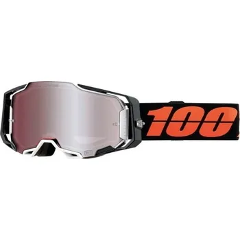 Motocyklové brýle 100% Armega Blacktail Goggle - HiPER silver lens