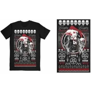 Merch Rob Zombie: Tričko Bloody Santa M