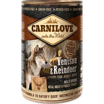 Konzerva CARNILOVE Wild Meat Venison & Reindeer (400g) Výhodné balení 6 kusů