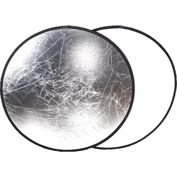 Odrazná deska Odrazová deska, odrazná deska 40cm 2 v 1 stříbrná/bílá (OD40SB)