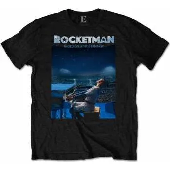 Pánské tričko Merch Elton John: Tričko Rocketman Starry Night L 2020
