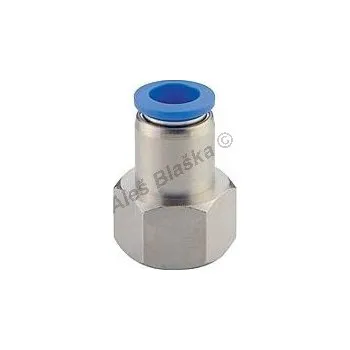 Lepící sada Pneumatická nástrčná spojka EPCF přímá vnitřní kovová na vzduch (rychlospojka) - průměr 4xM5 EPCF