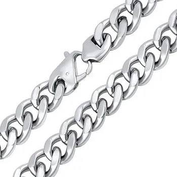 Šperk Masivní pánský řetěz PANCR CURB 13,5 mm z chirurgické oceli varianta 55 cm KMM29144-55 cm