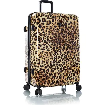 Heys Brown Leopard L Cestovní kufr TSA 76 cm 133 l