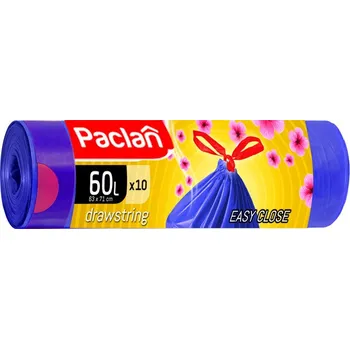 Pytle na odpadky Paclan Pytle na odpad s vůní levandule 60 l 10 ks