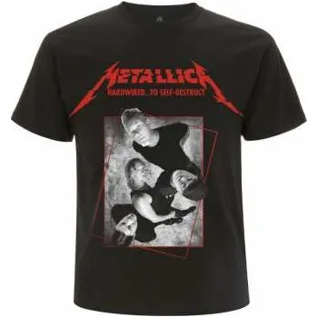 Pánské tričko Merch Metallica: Tričko Hardwired Band Concrete S
