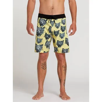 Pánské oblečení VOLCOM plavky - Ozzie Stoney 19in Lime (LIM)