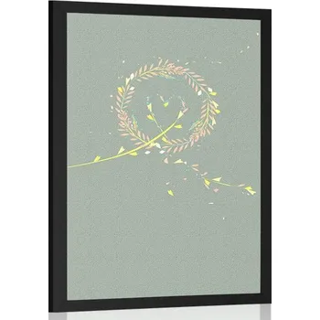 Plakát Dovido Plakát srdce z lučních květin