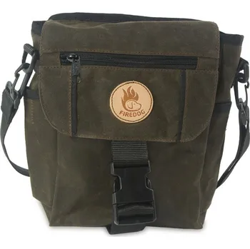 Firedog Mini Dummytaška DeLuxe z voskované bavlny hnědá
