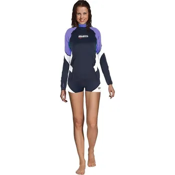 Neoprenový oblek Tričko LOOSE FIT dlouhý rukáv - dámské, MARES M fialová