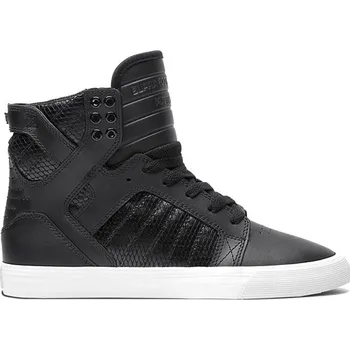 Dámské tenisky SUPRA boty - Wmns Skytop High Black/Black (BBW)