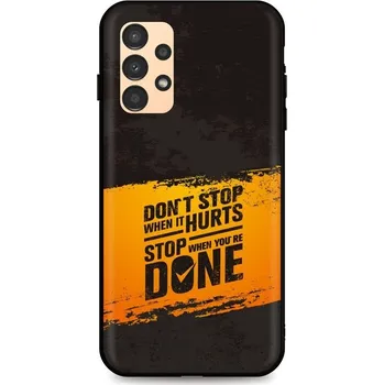 Pouzdro na mobilní telefon Kryt Samsung A13 silikon Don´t Stop (obal neboli pouzdro na Samsung A13)