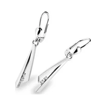 Náušnice Briliantové náušnice z bílého zlata AU 585/1000 PATTIC G10865B04