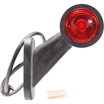 Přívěs k motorovému vozidlu Svítilna doplňková obrysová LED WAS W21.7RF 299BC, 12-24V, pravá 108 mm, QS150