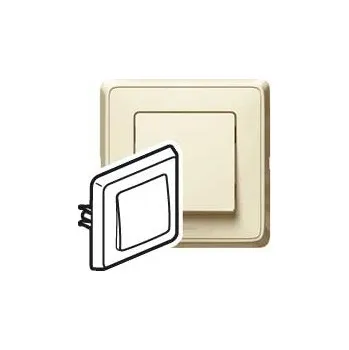 Elektrická zásuvka Cariva spínač 1/0 béžová