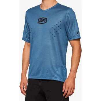 cyklistický dres dres 100% Airmatic Mesh Short Sleeve Jersey slate blue