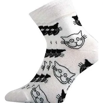 Pánské ponožky Ponožky Boma Xantipa Mix 45 - balení 3 páry v barevném mixu 23-25 (35-38) bílá