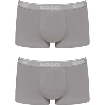 Boxerky Boxerky Sloggi Men GO ABC Hipster 2P - Sloggi šedá (00GR) 000M