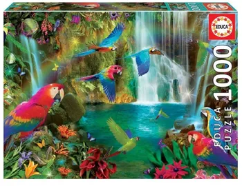Puzzle Educa Tropičtí papoušci 1000 dílků