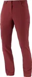 Salomon Wayfarer Pants W Cabernet C17045 dámské lehké turistické softshellové kalhoty 40