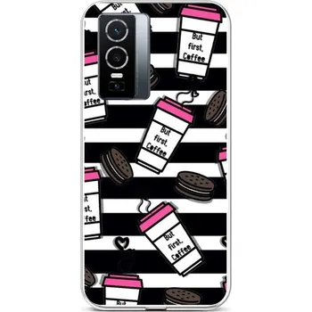 Kryt Vivo Y76 5G silikon Kafíčka (obal neboli pouzdro na Vivo Y76 5G)