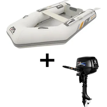 Vodácké vybavení Zvýhodněný set Aqua Marina DeLuxe 3,6 Alu s motorem