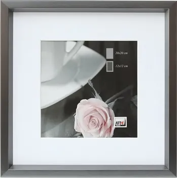 Rám na obraz Fotorámeček HOME STYLE 20x20 ocelový-stahl kph