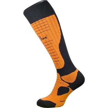 Pánské ponožky nanosox PRO AN-ATOMIC podkolenky .35-38 .černo-oranžová