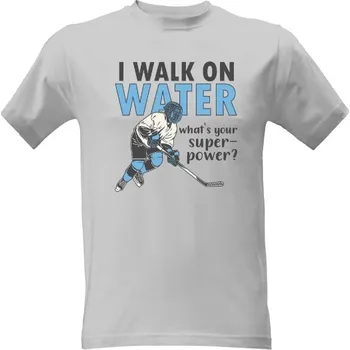 Tričko s potiskem I walk on water pánské