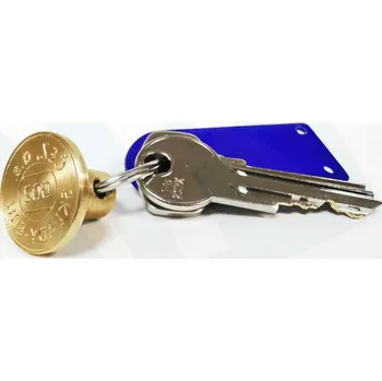 Mosazné pečetidlo na klíče