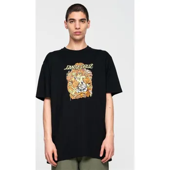 Pánské tričko SANTA CRUZ triko - Roskopp The Five T-Shirt Black (BLACK) velikost: M