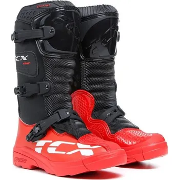 Moto obuv TCX Comp Kid Boots Black/Red 36