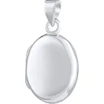 Stříbrný oválný medailon otevirací 22 mm PRM10278