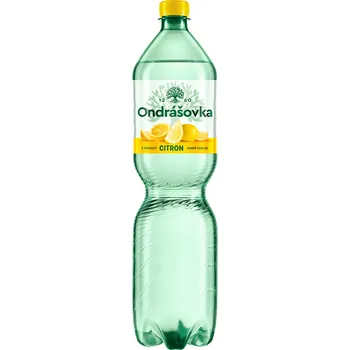 Voda Ondrášovka Citrón jemně perlivá 1,5 l