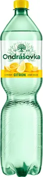 Voda Ondrášovka Citrón jemně perlivá 1,5 l
