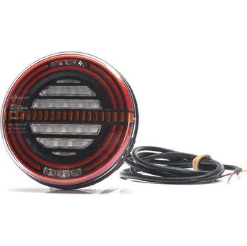 Přívěs k motorovému vozidlu Svítilna WAS W193 DD P sdružená LED 12-24 V, P-BL/BR/KO/CO/ML, dynamický blinkr