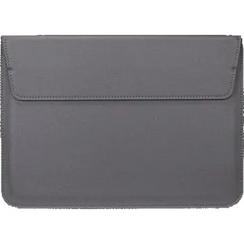 Pouzdro na mobilní telefon Univerzální obálka z umělé kůže se stojánkem pro iPad do 13" / MacBook do 14" - šedá