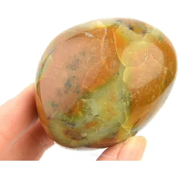 Přírodní kámen Leštěný zelený opál 128g