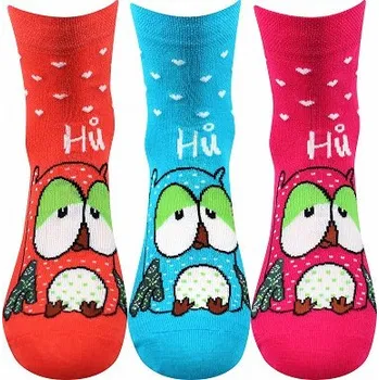 Ponožky Boma Xantipa Mix 43 - balení 3 páry v různých barvách 23-25 (35-38) mix B