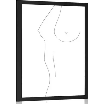 Plakát Dovido Plakát minimalistická silueta ženského těla